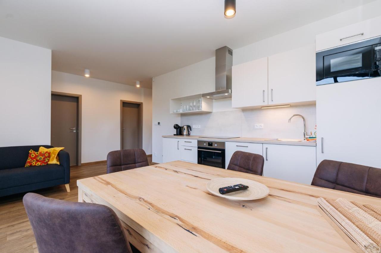 Apartment Enzian Loučná pod Klínovcem Exteriör bild